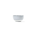 Lohr Astor Allegra scallop dip and sugar bowl, 3-inch ceramic dish with elegant scalloped edges on a white background.