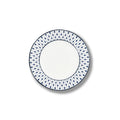 Lohr Astor Allegra scallop rimmed 6-inch canapé plate with elegant design, ideal for serving appetizers and small bites.