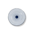 Lohr Astor Allegra Scallop 6-inch full face side plate with scalloped edges, showcasing elegant ceramic design and pattern.
