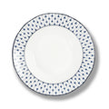 Lohr Astor Allegra scallop soup bowl, 8-inch ceramic dish with a scalloped edge, ideal for serving soups and stews.