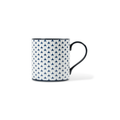 Lohr Astor Allegra scallop mug with a textured, scalloped edge and white ceramic finish. Perfect for coffee or tea.