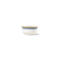 Lohr Astor Conrad Classic 3-inch spice pot for salt and pepper, featuring a traditional ceramic design and metallic accents.