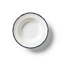 Lohr Astor Conrad Classic 8-inch soup bowl with a white ceramic finish, designed for serving soups and stews.