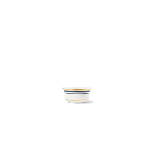 Lohr Astor Conrad Classic Spice Pot in blue and white, side view