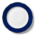 Lohr Astor India Cloud Rimmed Charger & Serving Plate in blue and white, top view