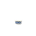 Lohr Astor Waldorf Star Spice Pot in blue and white, side view