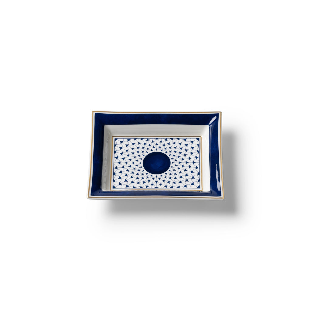 Lohr Astor India Tray, 8x6-inch decorative tray with intricate patterns, perfect for serving or display.