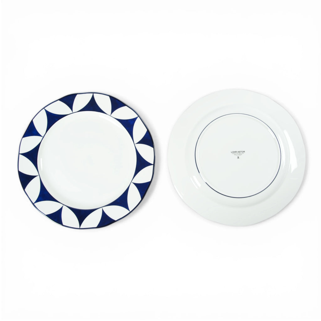 Lohr Astor Waldorf Star rimmed serving charger plate, 12-inch size, elegant design for tableware presentation.